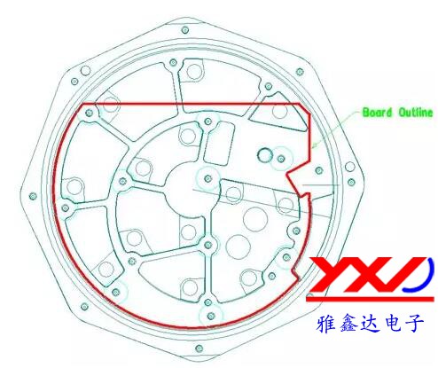 圖 2：在本示例中，必須根據(jù)特定的機械規(guī)范設(shè)計 PCB，以便其能放入防爆容器中